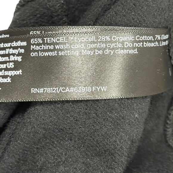 Eileen Fisher Petite High Waisted Ankle Legging Black Pants Soft Knit NWT sz P L - Picture 15 of 16